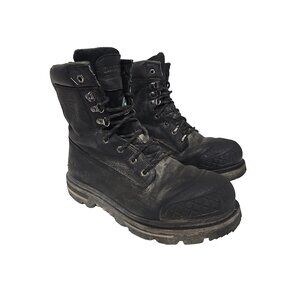 Dakota Men's 529 HD3 8" STSP Injected Welt Boots Black/Black Size 10M